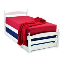 Palermo Wooden Guest Bed White