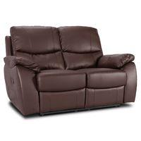 Panther 2 Seater Recliner Sofa Brown