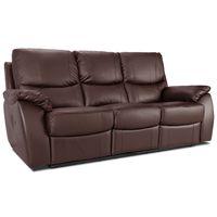 Panther 3 Seater Recliner Sofa Brown