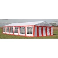 party tent top and side panels 12 x 6 m red white