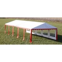 Party Tent Top and Side Panels 10 x 5 m Red & White