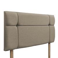 Pavia Upholstered Headboard - Small Double - Fudge