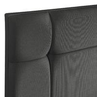 Pavia Upholstered Headboard - Superking - Granite