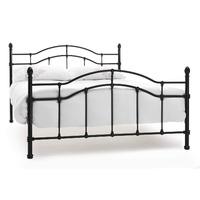 Paris Black Metal Bed Frame Double