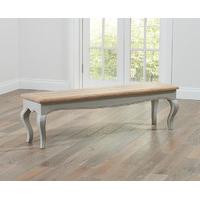 Parisian Grey Shabby Chic Large Bench