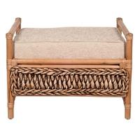 pacific lifestyle ivy oak wash footstool excluding cushion