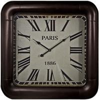 paris 1886 square wall clock