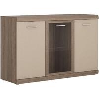 park lane oak and champagne glazed sideboard 3 door