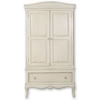 Paris Off White Wardrobe - 2 Door 1 Drawer