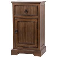 Pacific Lifestyle Denbigh Aged Amber Pine Wood 1 Drawer 1 Door Cabinet