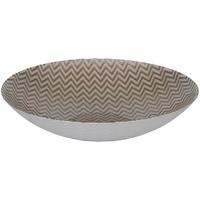 Pacific Lifestyle Ginger Patina Chevron Bowl (Set of 4)
