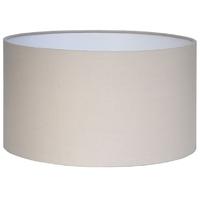 Pacific Lifestyle 45cm Taupe Poly Cotton Cylinder Drum Shade
