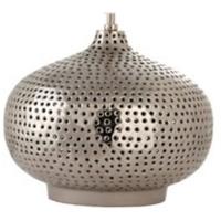 Pacific Lifestyle Punched Iron-Nickel Oval Table Lamp