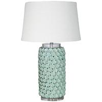 Pacific Lifestyle Porcelain Vase Table Lamp with Crystal Base