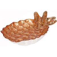 Pacific Lifestyle Copper Glass Pineapple Dish (Set of 6)