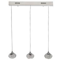 Pacific Lifestyle 3 Drop Moulded Glass LED Pendant