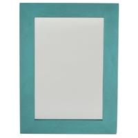 Pacific Lifestyle Balmoral - Antique Blue Oblong Wood Wall Mirror