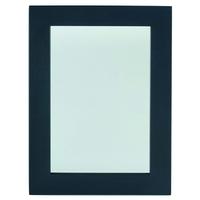 Pacific Lifestyle Mackintosh - Charcoal Grey Oblong Wood Wall Mirror