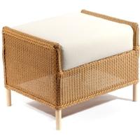 pacific lifestyle windsor lloyd loom footstool with cushion