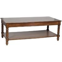 Pacific Lifestyle Denbigh Aged Amber Pine Wood Coffee Table