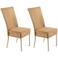 pacific lifestyle newton lloyd loom mini skirt dining chair with woven ...