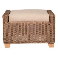 pacific lifestyle michigan natural wash footstool excluding cushion