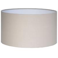 pacific lifestyle 40cm taupe poly cotton cylinder drum shade