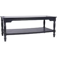 Pacific Lifestyle Mackintosh Distressed Black Pine Wood Coffee Table