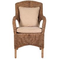 pacific lifestyle calabria natural wash chair excluding cushion