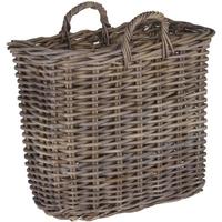 pacific lifestyle grey kubu magazine basket