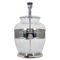 Pacific Lifestyle Glass and Nickel Smooth Urn Lamp