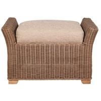 pacific lifestyle wisconsin natural wash footstool frame only