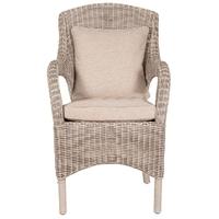 pacific lifestyle calabria white wash chair excluding cushion