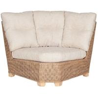 Pacific Lifestyle Michigan Natural Wash Curved Unit Excluding Cushion