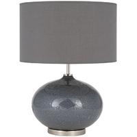 Pacific Lifestyle Grey Glass Volcanic Table Lamp