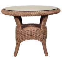 Pacific Lifestyle Natural Wash Borneo Round Dining Table Frame Only