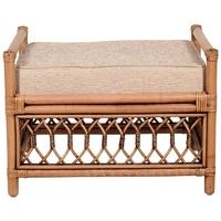 pacific lifestyle bruges natural wash bruges footstool excluding cushi ...