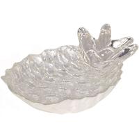 pacific lifestyle silver glass pineapple dish set of 6