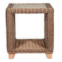 pacific lifestyle michigan natural wash side table frame only