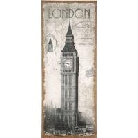 Pacific Lifestyle London Design Oblong Wall Canvas