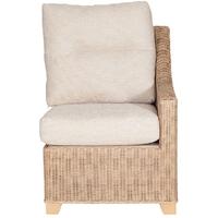 pacific lifestyle michigan natural wash right armchair excluding cushi ...