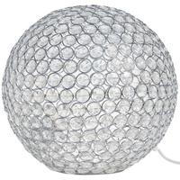 pacific lifestyle clear acrylic ball table lamp