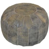 Pacific Lifestyle Chivaso - Saddle Leather Pouffe