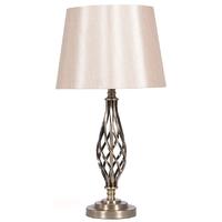 Pacific Lifestyle Antique Brass Metal Table Lamp Complete