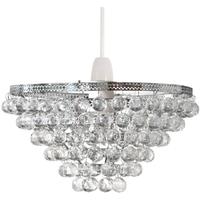 Pacific Lifestyle Clear 6 Tier Acrylic Beaded Easy Fit Pendant