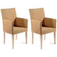 Pacific Lifestyle Darwin Lloyd Loom Carver Chair with Woven Seat