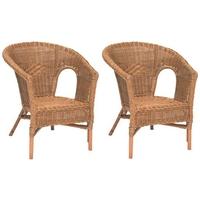 Pacific Lifestyle Natural Rattan Kids Chair (Pair)