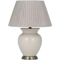 Pacific Lifestyle Cream Ceramic Table Lamp