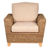 Pacific Lifestyle Penang Natural Armchair Frame Only