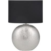 Pacific Lifestyle Silver Ceramic Table Lamp